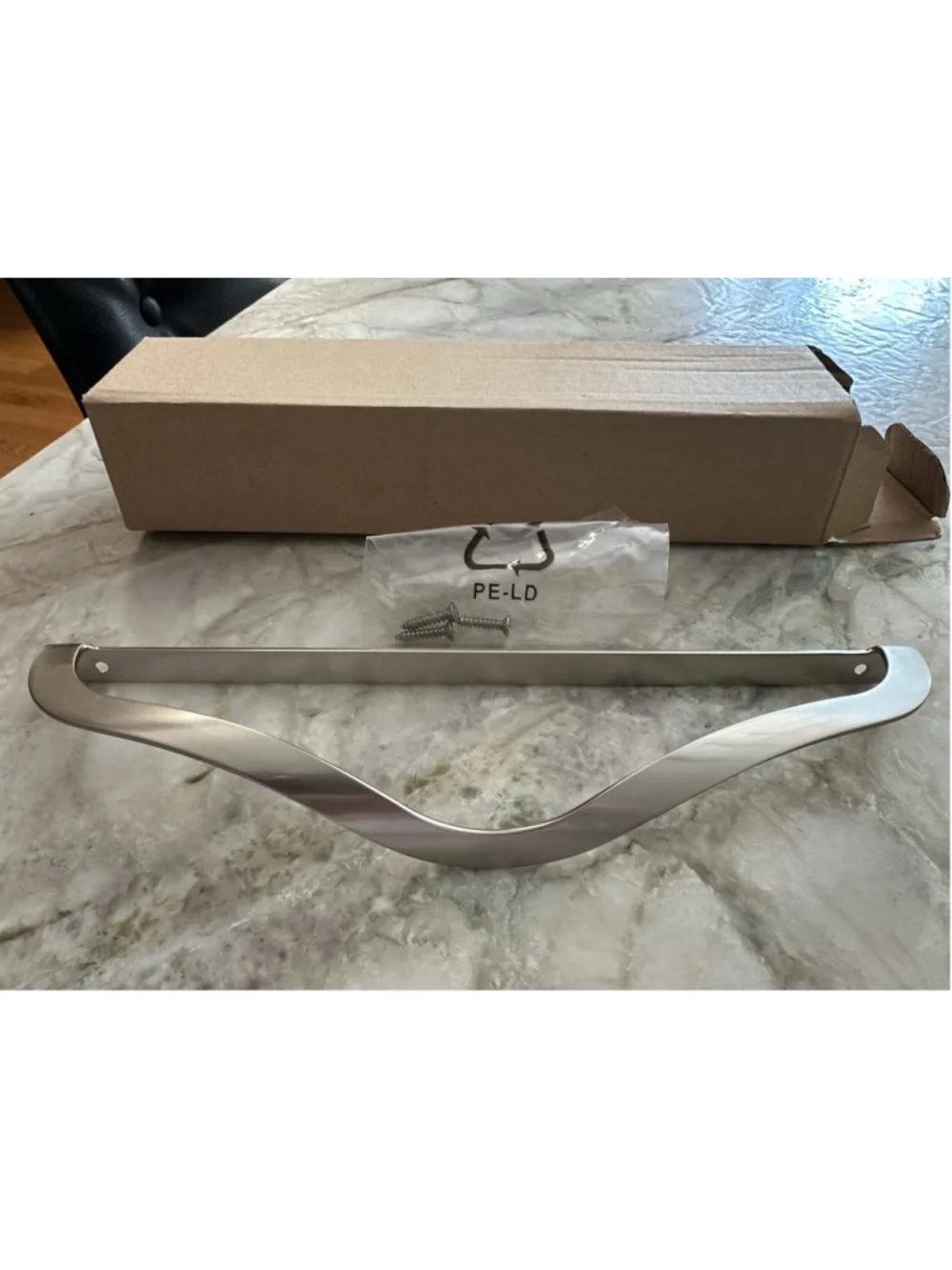 Rejuvenation Manzanita Drawer Pull 7” (6” Holes) Brushed Nickel Pottery Barn